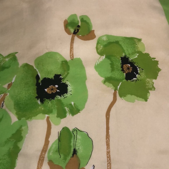 Vera Neumann Amazing Silk Square Scarf Piece of Art Poppy Flowers. 1968 - Picture 7 of 16